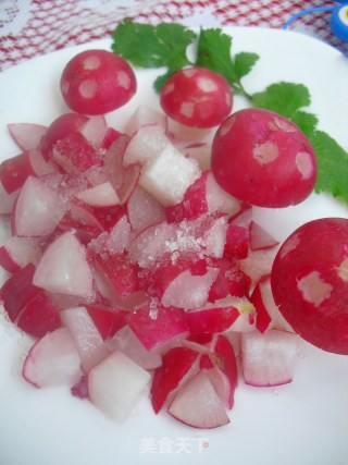 Sweet and Sour Cherry Radish recipe