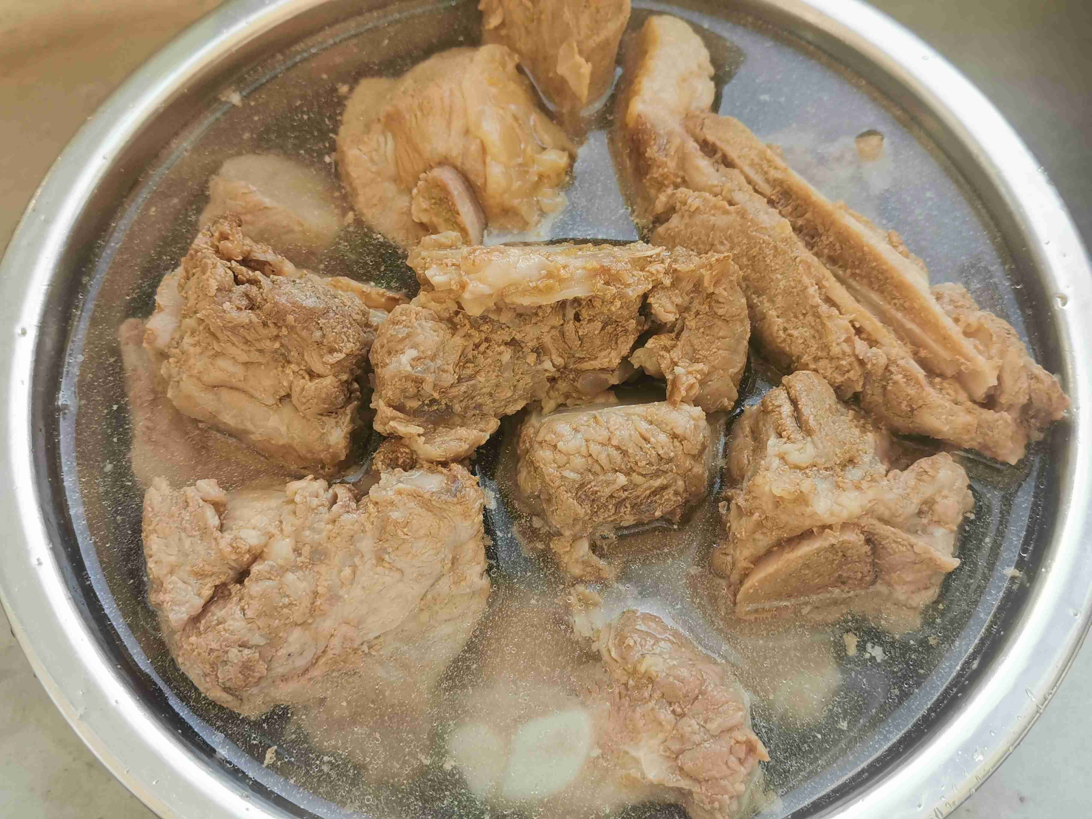 Radish Pork Ribs Soup recipe