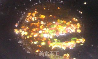 Anchovy Shrimp in Abalone Sauce recipe