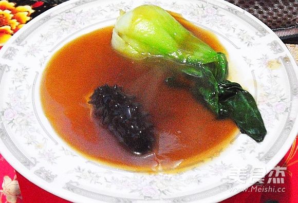 Sea Cucumber with Oyster Sauce recipe