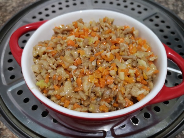 Steamed Minced Pork with Tofu recipe