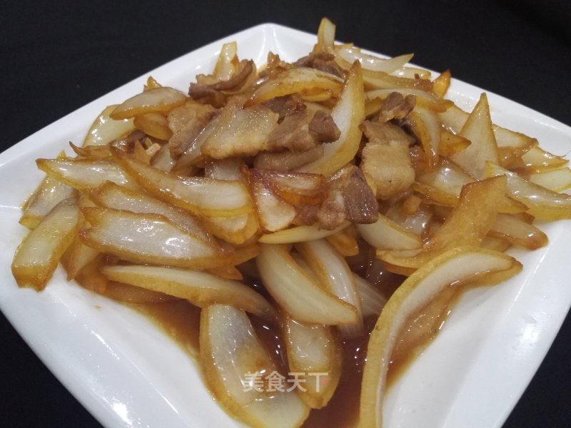 Fried Pork with Onion recipe