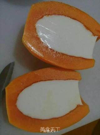 Papaya Coconut Milk Jelly recipe