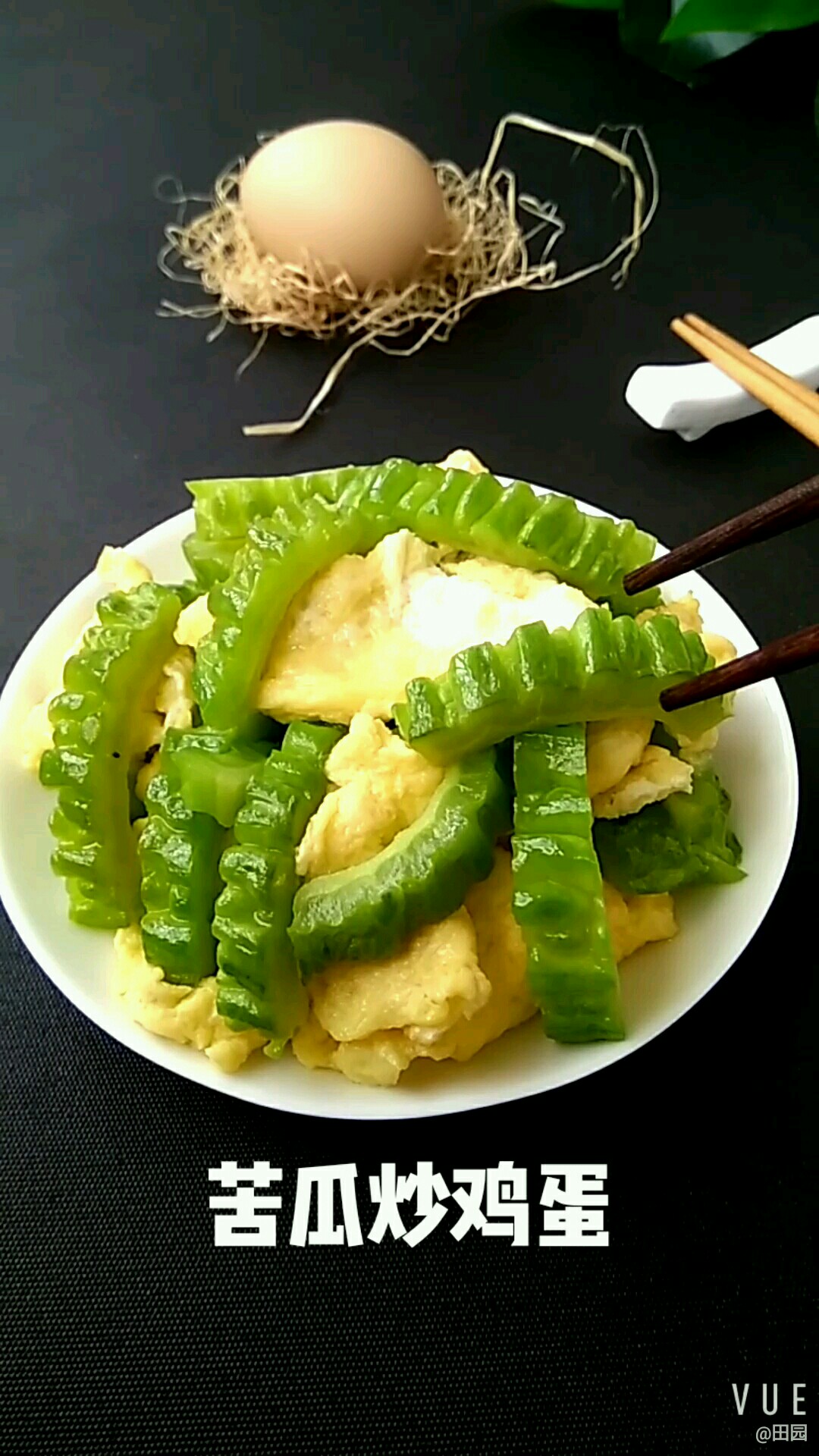 Bitter Gourd Scrambled Eggs recipe