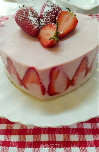 Strawberry Mousse Cake recipe