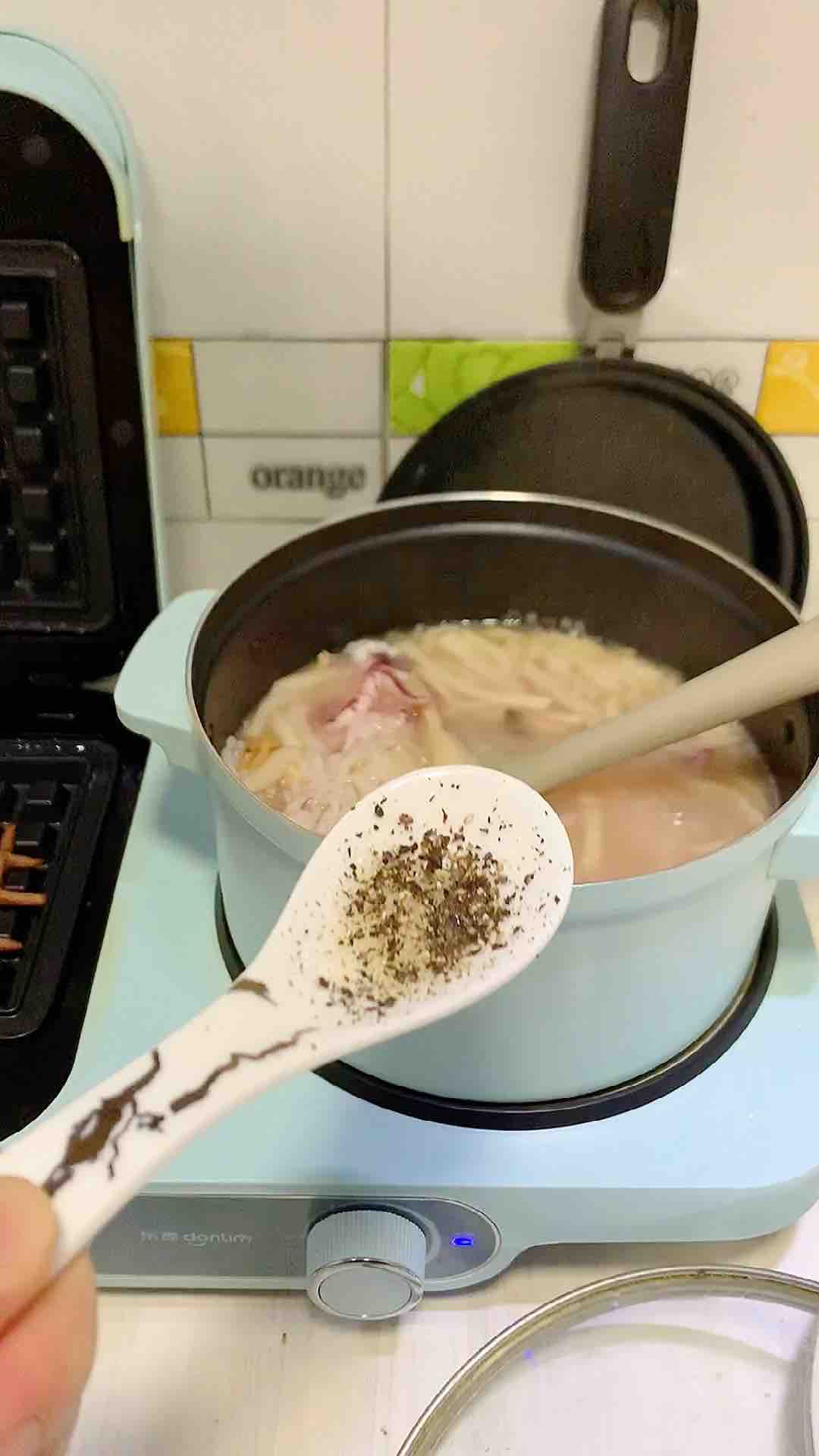 Abalone Seafood Soup Rice recipe