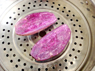 Purple Sweet Potato Pineapple Tea Towel Twist recipe