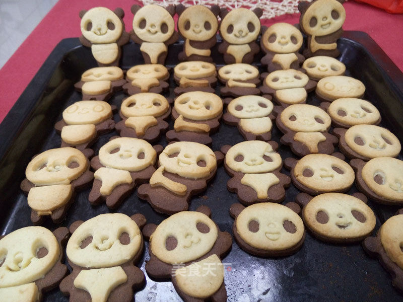 Kawaii Panda Cookies recipe