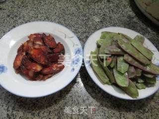 Stir-fried Lentils with Spicy Sausage recipe