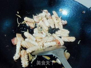 Fried Squid with Double Pepper recipe