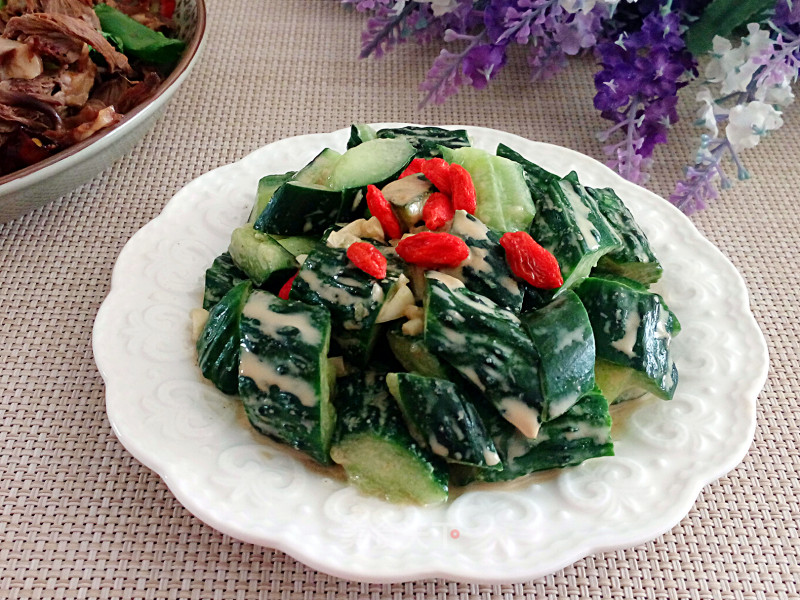 Cucumber with Sesame Sauce recipe