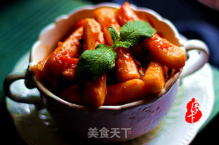 Prosperous [korean Spicy Stir-fried Rice Cake] recipe
