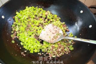 Stir-fried Ground Beef with String Beans recipe