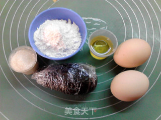 #蛋美食# Paper Cup Avocado Chiffon Cake recipe