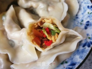 Mushroom and Sophora Flower Egg Dumplings recipe