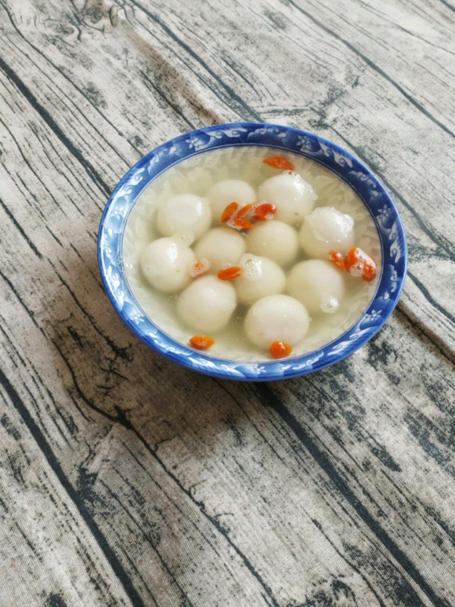 Tangyuan with White Sugar and Sesame Filling recipe