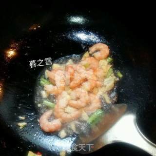 Stir-fried Broccoli with Shrimp recipe