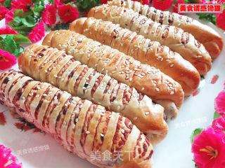 Bean Paste Bread Bars recipe
