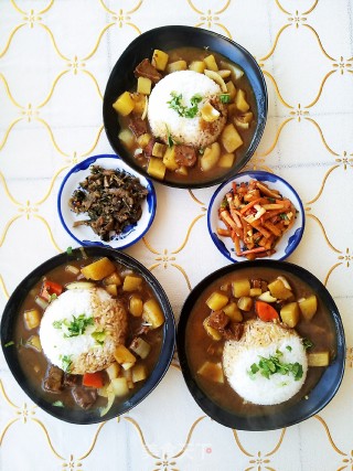 Curry Beef Rice recipe