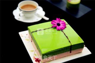 Matcha Chocolate Mousse Cake recipe