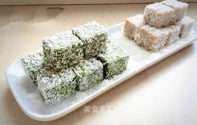 Green Juice/coffee Coconut Small Cubes recipe