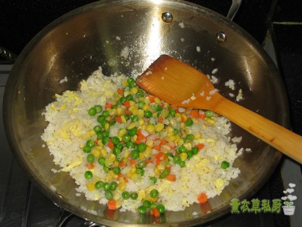 Seafood Pineapple Fried Rice recipe