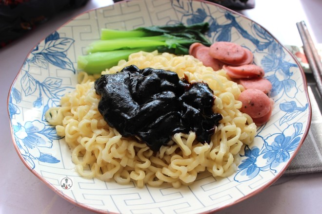 Black Pepper Sausage Fried Sauce Noodle#中卓炸酱面# recipe