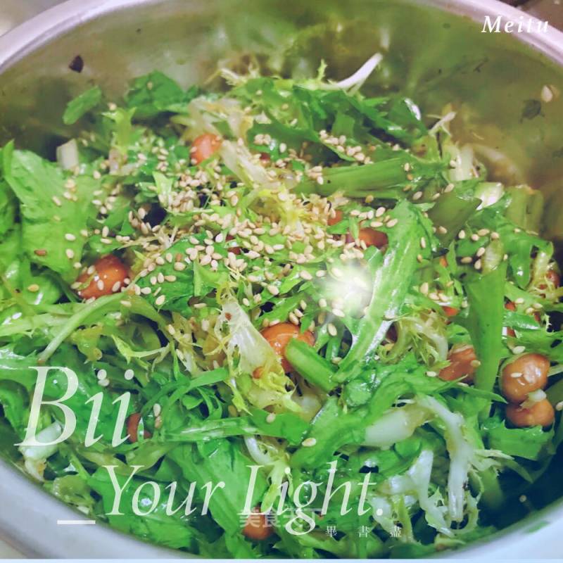 Sweet and Sour Bitter Chrysanthemum recipe