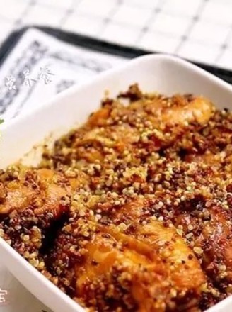 Quinoa Steamed Chicken Wings recipe