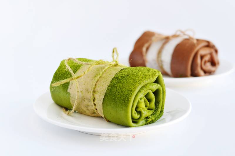 Honey Bean Matcha Towel Roll recipe