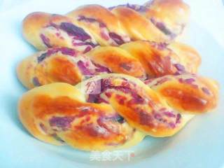 Purple Sweet Potato Roll Bread recipe