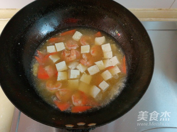 Tofu Braised Shrimp recipe