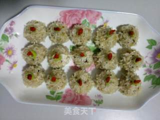 Glutinous Rice Meatballs recipe