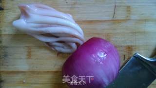 #金龙鱼稻米油# Fried Rice with Squid Mustard Sauce recipe