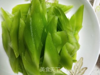 Green Bamboo Shoots Pork Slices recipe