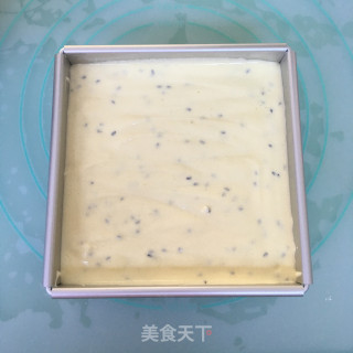 #四session Baking Contest and is Love to Eat Festival#8 Inch Square Black Sesame Chiffon Cake recipe