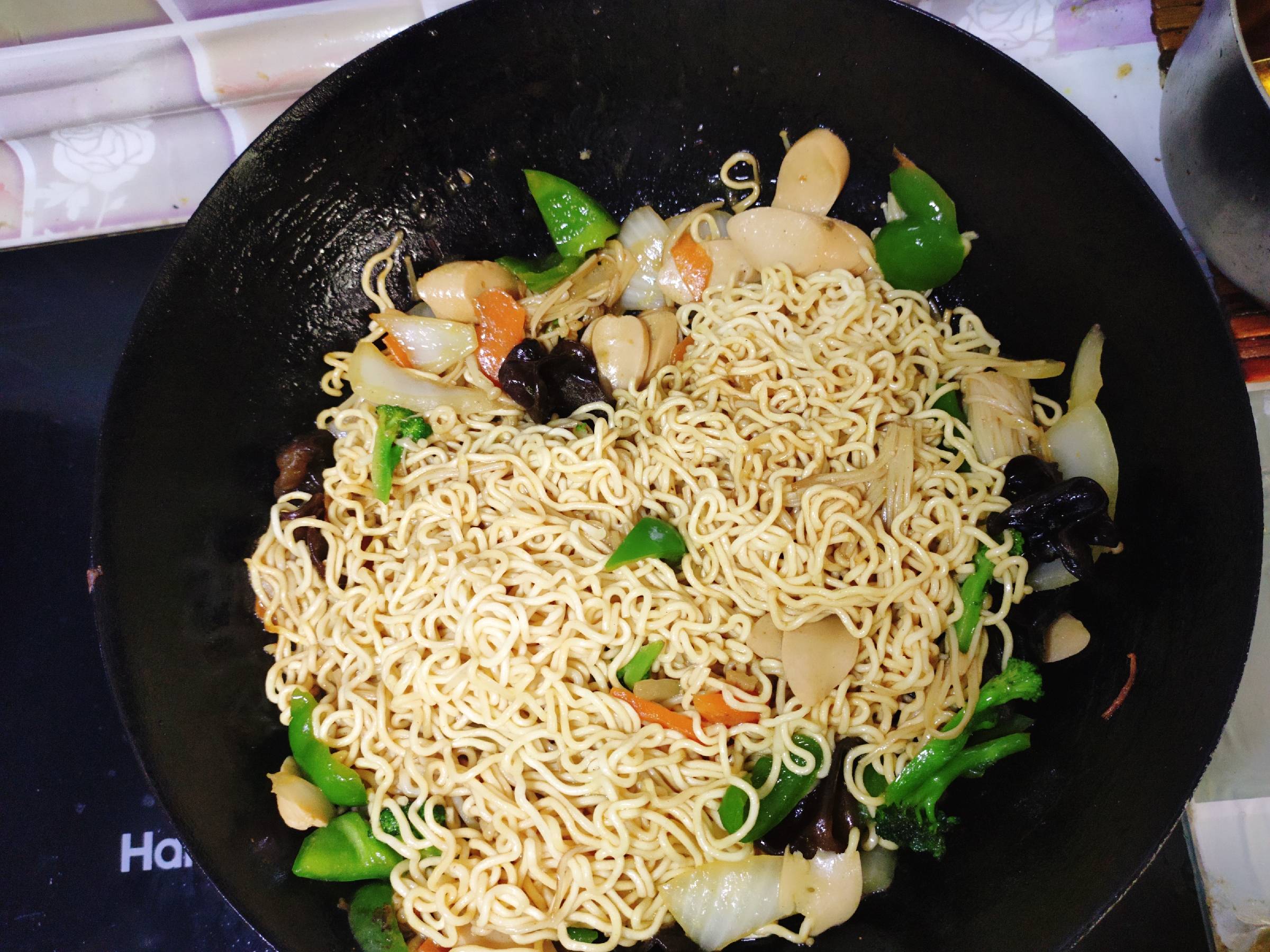 Curry Fried Noodles recipe