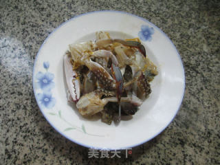 Boiled Crab with Tofu and Zucchini in Small Oil recipe