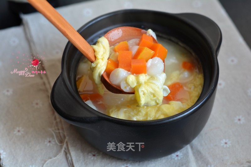 Glutinous Rice Balls with Pumpkin and Glutinous Rice recipe