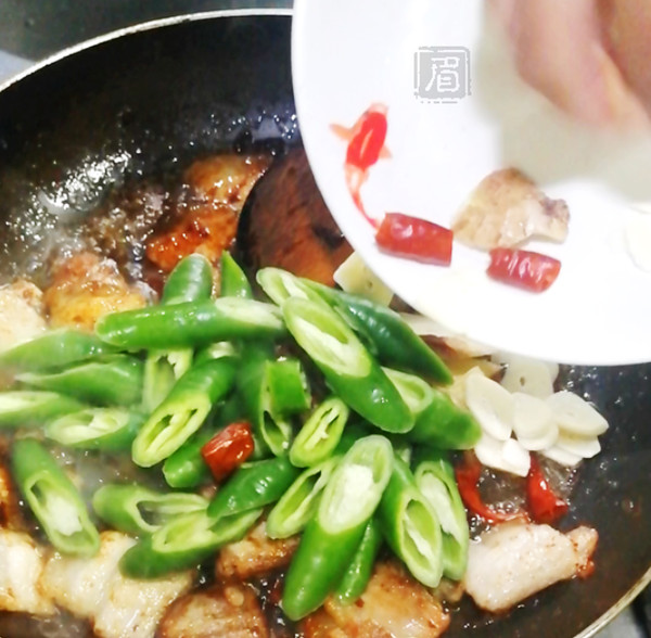 Hang Pepper Twice Cooked Pork recipe