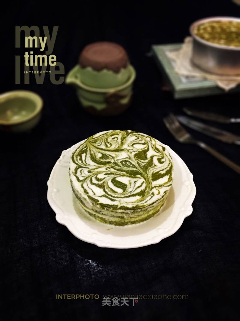 #aca Fourth Session Baking Contest# Making A Fresh Matcha Mousse Cake with Erotic Breasts recipe