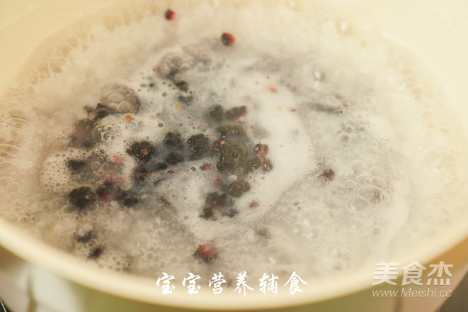 Mulberry Rice Porridge recipe