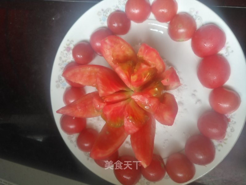 Assorted Tomatoes Mixed with Sugar recipe