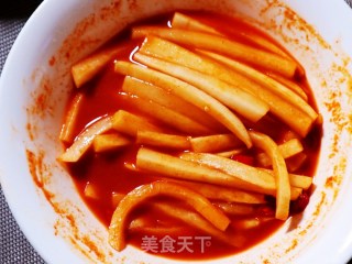 Appetizer 💯 Sweet and Spicy Dried White Radish (simple and Quick Pickling Cold Vegetables, Pickles) recipe