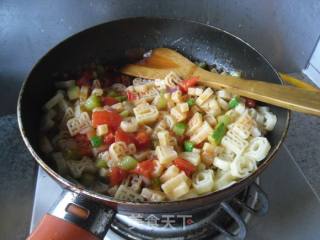 Fried Alphabet Pasta recipe