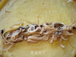 Fresh Squid with Egg Skin recipe