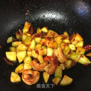 Fish Fragrant Loofah Shrimp and Egg recipe