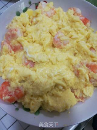 Stir-fried Shrimp with Eggs and Shrimp recipe