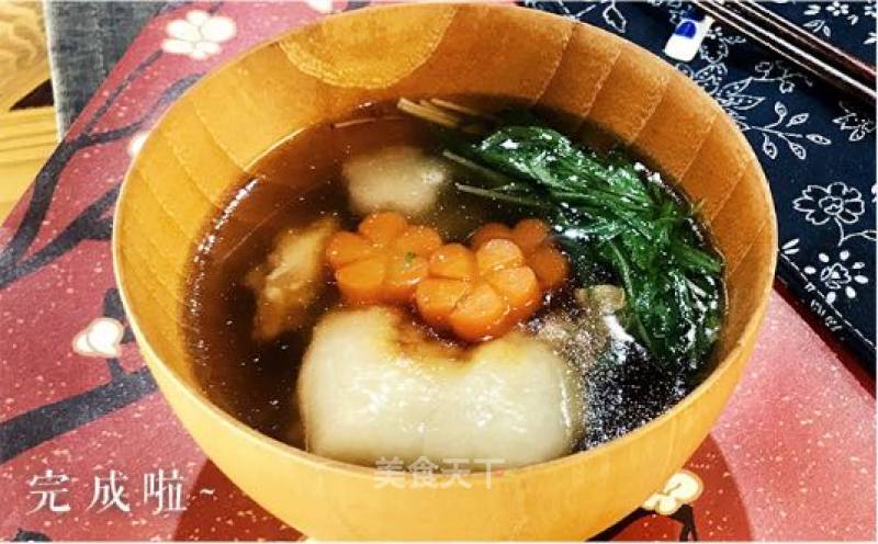 Japanese Rice Cake Soup recipe