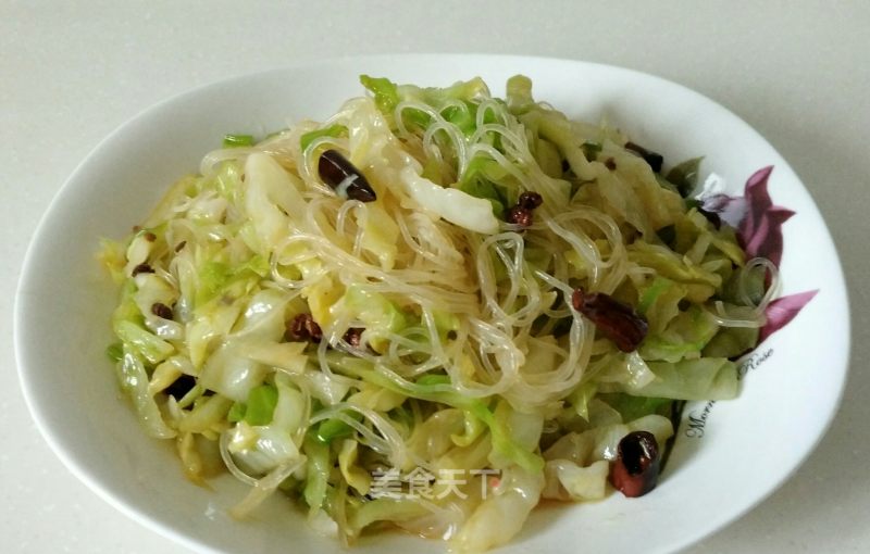 Cabbage Mixed with Vermicelli recipe